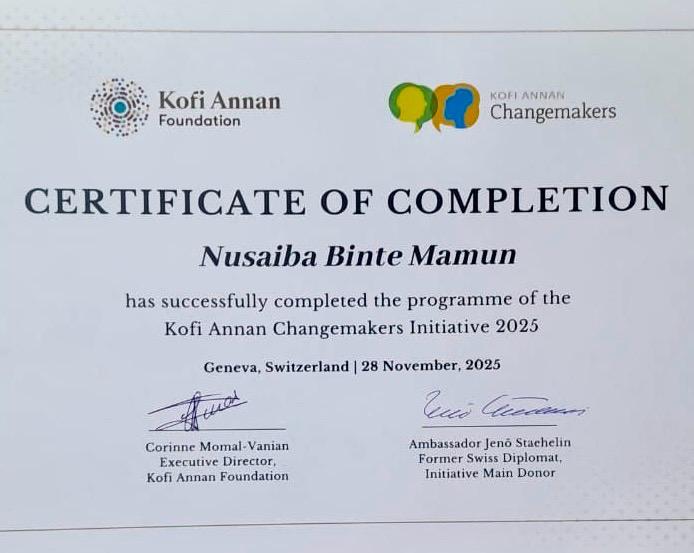 Kofi Annan Changemaker 2025